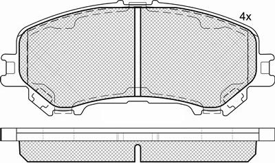 Pagid 8DB355021-691 - Kit de plaquettes de frein, frein à disque cwaw.fr