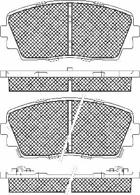 HELLA T3150 - Kit de plaquettes de frein, frein à disque cwaw.fr