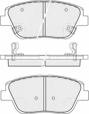 BSF 20176 - Kit de plaquettes de frein, frein à disque cwaw.fr