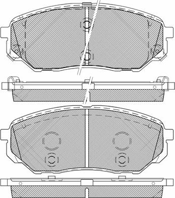 Magneti Marelli PF1206 - Kit de plaquettes de frein, frein à disque cwaw.fr