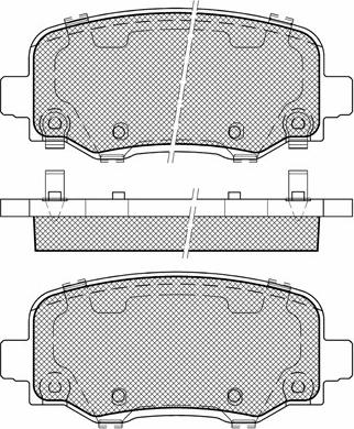 BSF 20173 - Kit de plaquettes de frein, frein à disque cwaw.fr