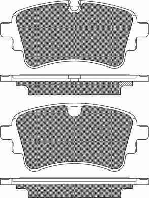 BSF 20344 - Kit de plaquettes de frein, frein à disque cwaw.fr