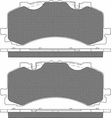 BSF 20345 - Kit de plaquettes de frein, frein à disque cwaw.fr