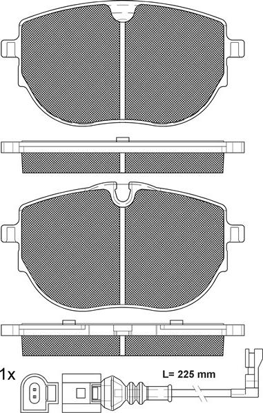 BSF 20309 - Kit de plaquettes de frein, frein à disque cwaw.fr