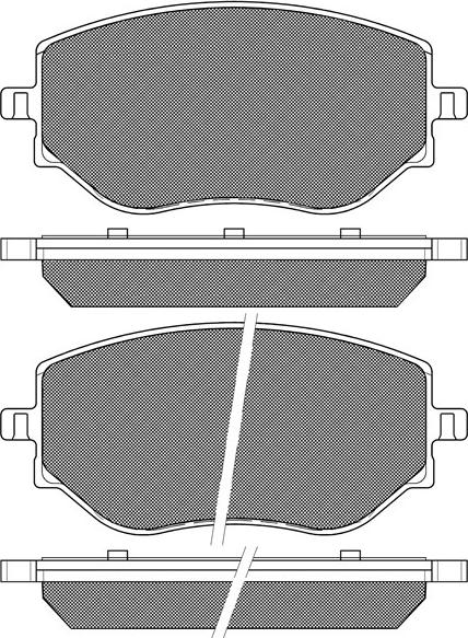 BSF 20301 - Kit de plaquettes de frein, frein à disque cwaw.fr