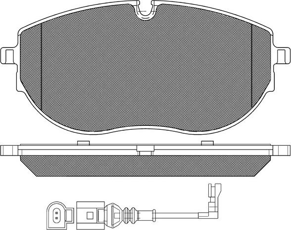 BSF 20310 - Kit de plaquettes de frein, frein à disque cwaw.fr