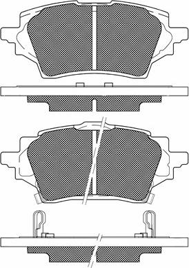 BSF 20336 - Kit de plaquettes de frein, frein à disque cwaw.fr