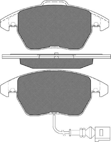 BSF 20329 - Kit de plaquettes de frein, frein à disque cwaw.fr