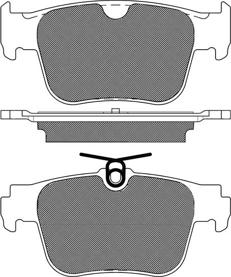 BSF 20324 - Kit de plaquettes de frein, frein à disque cwaw.fr