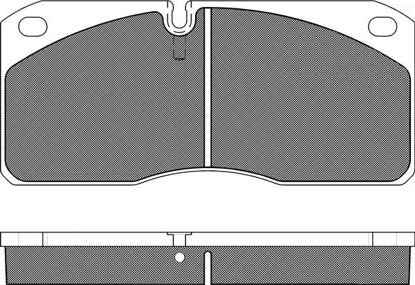 BSF 20326 - Kit de plaquettes de frein, frein à disque cwaw.fr