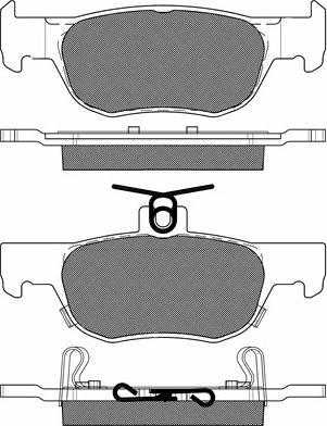 BSF 20294 - Kit de plaquettes de frein, frein à disque cwaw.fr