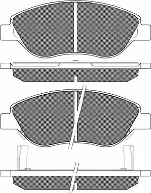 BSF 20242 - Kit de plaquettes de frein, frein à disque cwaw.fr