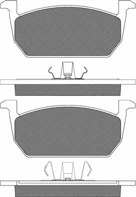 BSF 20253 - Kit de plaquettes de frein, frein à disque cwaw.fr