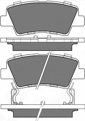 BSF 20260 - Kit de plaquettes de frein, frein à disque cwaw.fr