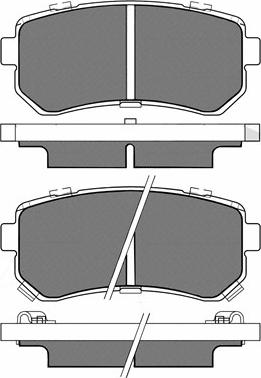 BSF 20261 - Kit de plaquettes de frein, frein à disque cwaw.fr