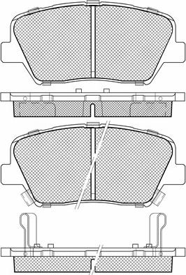 BSF 20200 - Kit de plaquettes de frein, frein à disque cwaw.fr