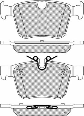 BSF 20219 - Kit de plaquettes de frein, frein à disque cwaw.fr