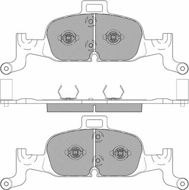 FTE 9001429 - Kit de plaquettes de frein, frein à disque cwaw.fr