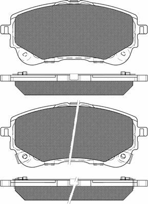 BSF 20280 - Kit de plaquettes de frein, frein à disque cwaw.fr