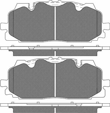 BSF 20235 - Kit de plaquettes de frein, frein à disque cwaw.fr