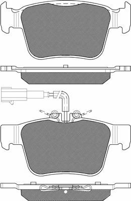 ATE 607333 - Kit de plaquettes de frein, frein à disque cwaw.fr