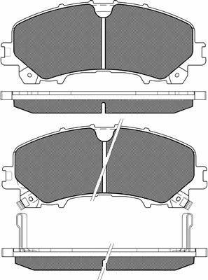 BSF 20224 - Kit de plaquettes de frein, frein à disque cwaw.fr