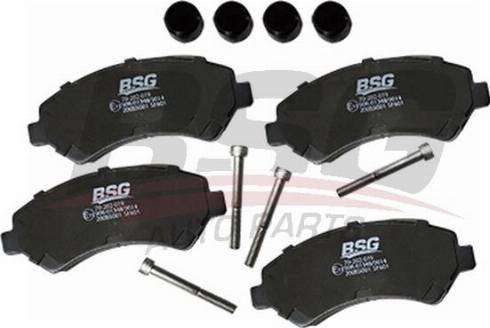 BSG BSG 70-202-019 - Kit de plaquettes de frein, frein à disque cwaw.fr