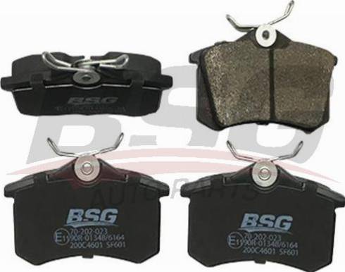 BSG BSG 70-202-023 - Kit de plaquettes de frein, frein à disque cwaw.fr