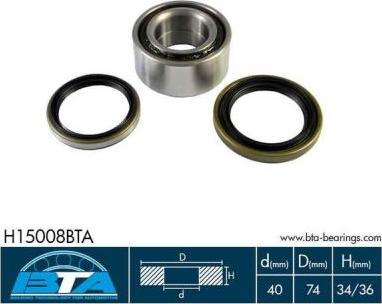 BTA H15008BTA - Kit de roulements de roue cwaw.fr