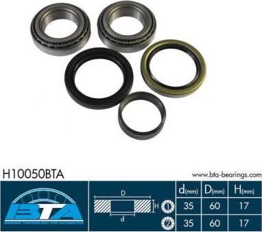 BTA H10050BTA - Kit de roulements de roue cwaw.fr