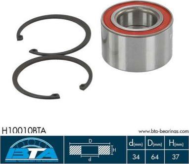 BTA H10010BTA - Kit de roulements de roue cwaw.fr