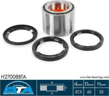 BTA H27008BTA - Kit de roulements de roue cwaw.fr