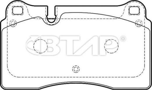 BTAP BVC206-058 - Kit de plaquettes de frein, frein à disque cwaw.fr