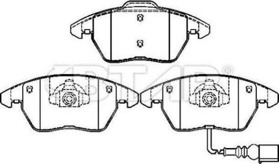 BTAP BVC206-015 - Kit de plaquettes de frein, frein à disque cwaw.fr