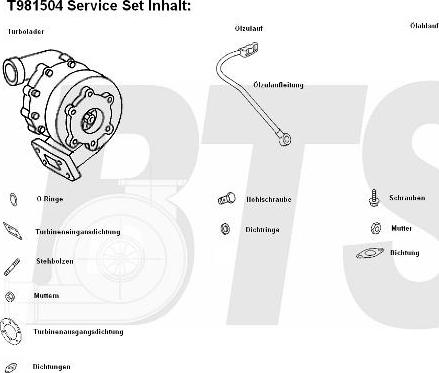 BTS Turbo T981504 - Turbocompresseur, suralimentation cwaw.fr