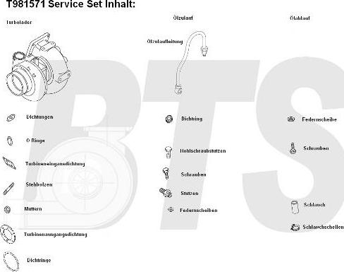 BTS Turbo T981571 - Turbocompresseur, suralimentation cwaw.fr