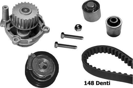 BUGATTI KBU5112A - Pompe à eau + kit de courroie de distribution cwaw.fr