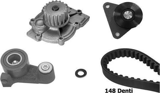 BUGATTI KBU10138A - Pompe à eau + kit de courroie de distribution cwaw.fr