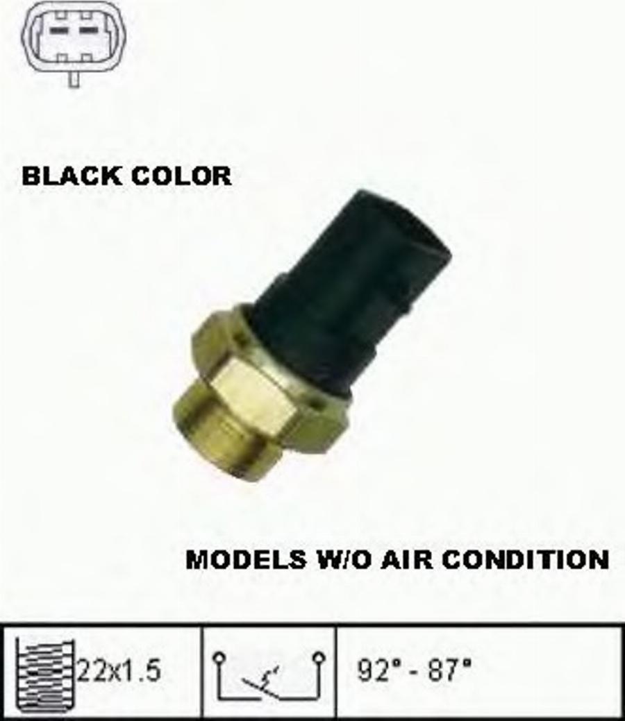 Bugiad BTS65012 - Interrupteur de température, ventilateur de radiateur cwaw.fr