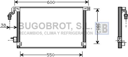 BUGOBROT 62-CN5172 - Condensateur, climatisation cwaw.fr