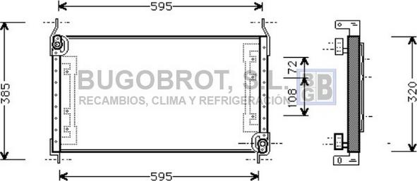 BUGOBROT 62-FT5194 - Condensateur, climatisation cwaw.fr