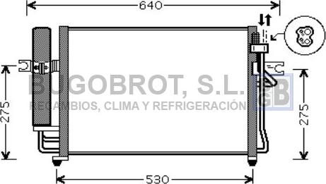 BUGOBROT 62-HY5090 - Condensateur, climatisation cwaw.fr