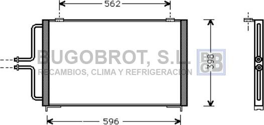 BUGOBROT 62-RT5236 - Condensateur, climatisation cwaw.fr