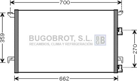 BUGOBROT 62-SB5060 - Condensateur, climatisation cwaw.fr