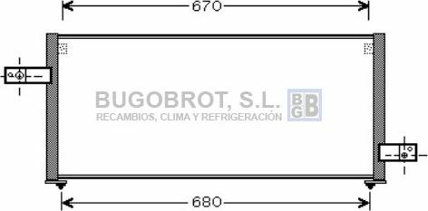 BUGOBROT 62-SU5061 - Condensateur, climatisation cwaw.fr