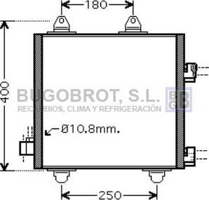 BUGOBROT 62-TO5414 - Condensateur, climatisation cwaw.fr