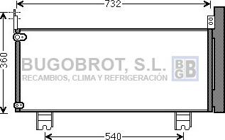 BUGOBROT 62-TO5660 - Condensateur, climatisation cwaw.fr