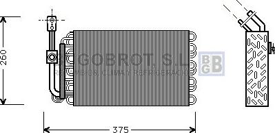 BUGOBROT 70-BWV002 - Évaporateur climatisation cwaw.fr