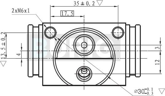 Burig B090095 - Cylindre de roue cwaw.fr