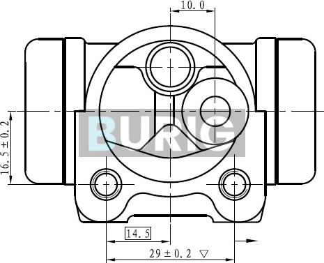 Burig B090054 - Cylindre de roue cwaw.fr